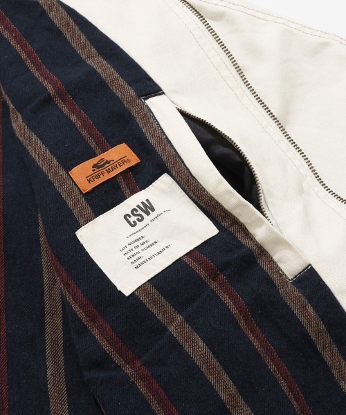 KRIFF MAYER(クリフメイヤー)の「ダックワークJK(ブルゾン・メンズ・ナチュラル/ブラック/サンドベージュ/ダークブラウン/カーキ・MEDIUM/LARGE/X-LARGE)」の8枚目の写真