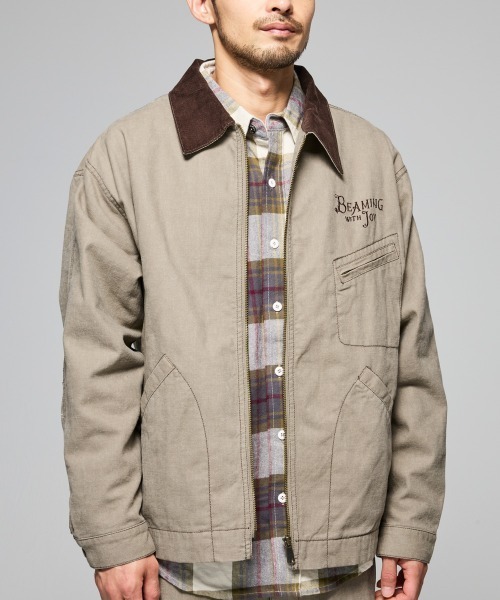 KRIFF MAYER(クリフメイヤー)の「ダックワークJK(ブルゾン・メンズ・ナチュラル/ブラック/サンドベージュ/ダークブラウン/カーキ・MEDIUM/LARGE/X-LARGE)」の14枚目の写真