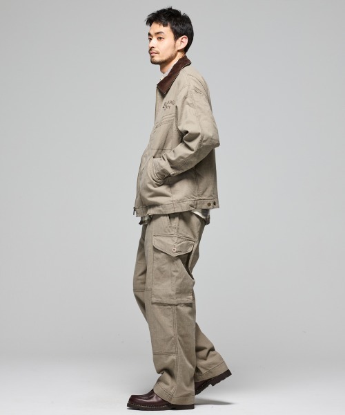 KRIFF MAYER(クリフメイヤー)の「ダックワークJK(ブルゾン・メンズ・ナチュラル/ブラック/サンドベージュ/ダークブラウン/カーキ・MEDIUM/LARGE/X-LARGE)」の18枚目の写真