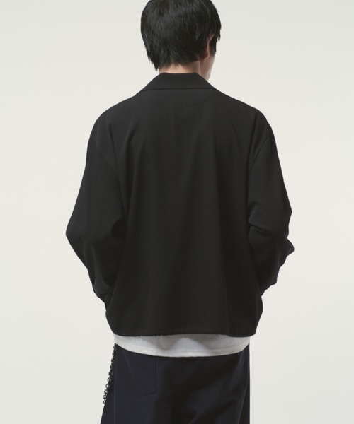 Lui's（ルイス）の「コーチシャツブルゾン（シャツ/ブラウス・メンズ・グレイッシュベージュ/ブラック・M/S）」の22枚目の写真