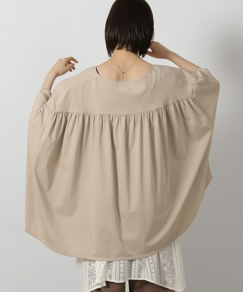 LAKOLE(ラコレ)の「シルケットドルマン半袖T / 576254(Tシャツ/カットソー・レディース・オフホワイト/ブラック/サンドグレー/ライトグリーン・FREE)」の20枚目の写真