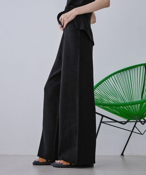 JEANASIS(ジーナシス)の「12Gペプラムニットアップ/572625(つなぎ/オールインワン・レディース・ブラック/ベージュ・FREE)」の20枚目の写真