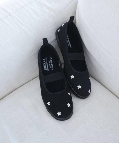 MoonStar(ムーンスター)の「『別注』MOONSTAR×DOORS 刺繍BAND BALLET(スニーカー・レディース・ブラック系その他・24/24.5/23.5)」の8枚目の写真