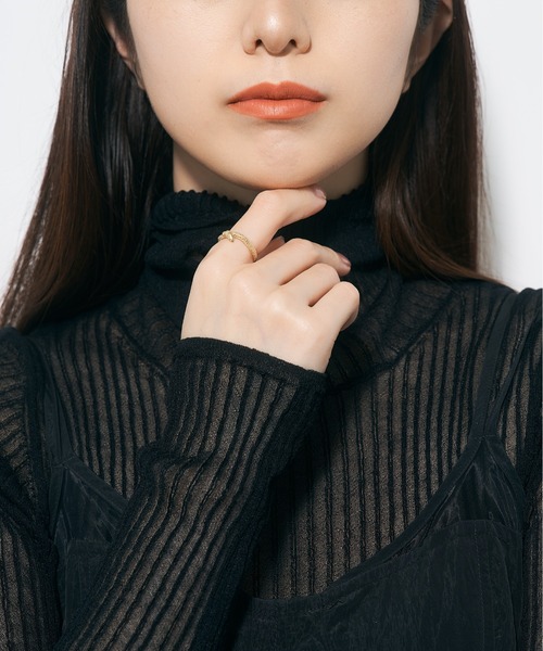 Jewel closet by L&Co.(ジュエルクローゼットバイエルアンドコー)の「K18 ヘビ/スネーク リング(リング・レディース・ゴールド系2/ゴールド系3/ゴールド系1・15号/13号)」の14枚目の写真