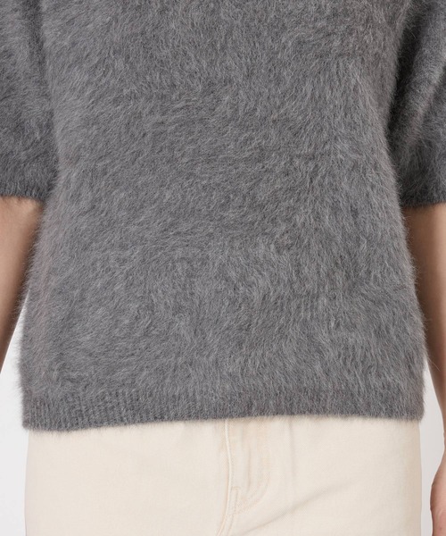 【3万円購入】BABYLON　バビロン　フォックスカシミヤニット BABYLONE ニット FOXカシミヤニットプルオーバー レディース