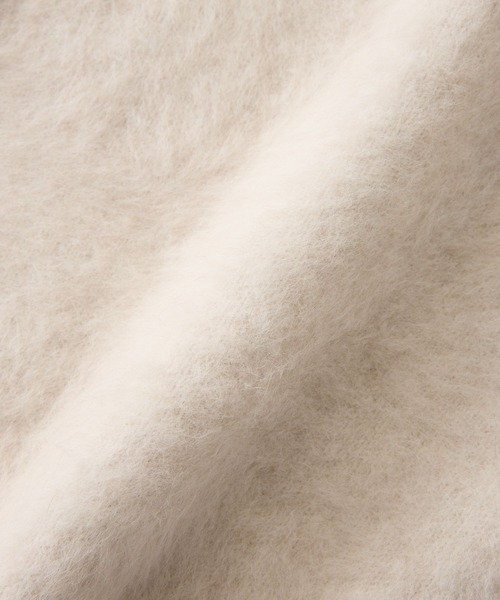 BABYLONE（バビロン）の「フォックスカシミヤVネックプルオーバー（ニット/セーター・レディース・チャコール/オフホワイト/イエロー・フリー）」の21枚目の写真