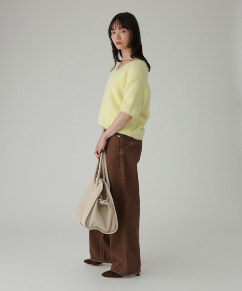 セール】フォックスカシミヤVネックプルオーバー（ニット/セーター