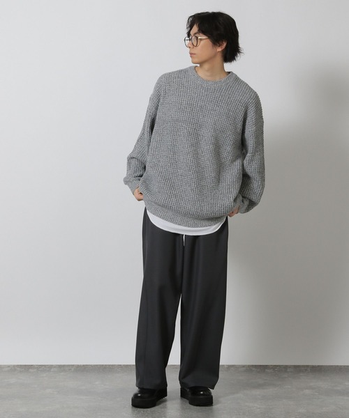 LAKOLE（ラコレ）の「ワッフルラウンドタンク / 578318（タンクトップ・メンズ・ホワイト/ブラック・LARGE/MEDIUM）」の5枚目の写真