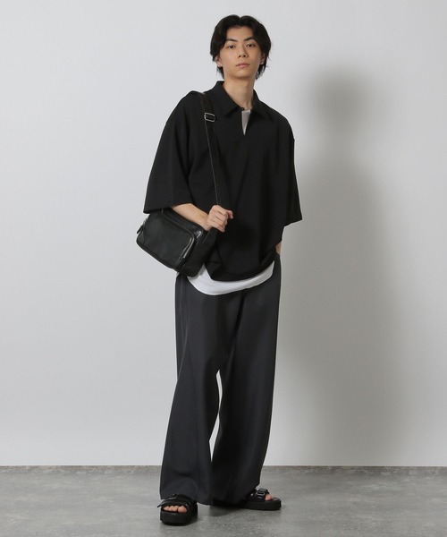 LAKOLE（ラコレ）の「ワッフルラウンドタンク / 578318（タンクトップ・メンズ・ホワイト/ブラック・LARGE/MEDIUM）」の6枚目の写真