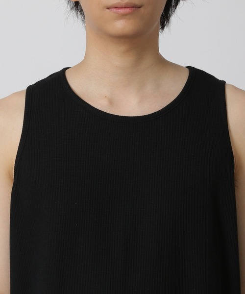 LAKOLE（ラコレ）の「ワッフルラウンドタンク / 578318（タンクトップ・メンズ・ホワイト/ブラック・LARGE/MEDIUM）」の14枚目の写真