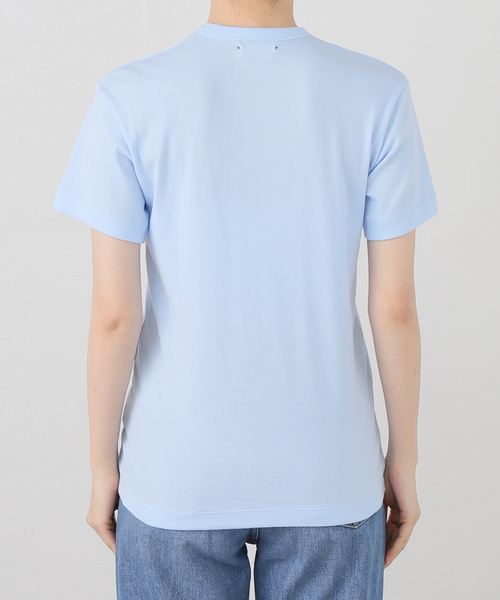 CITYSHOP（シティーショップ）の「ONIT COTTON RIB POCKET T-SHIRT 25SSON180：Tシャツ（Tシャツ/カットソー・レディース・サックスブルー/ピンク・MEDIUM）」の8枚目の写真