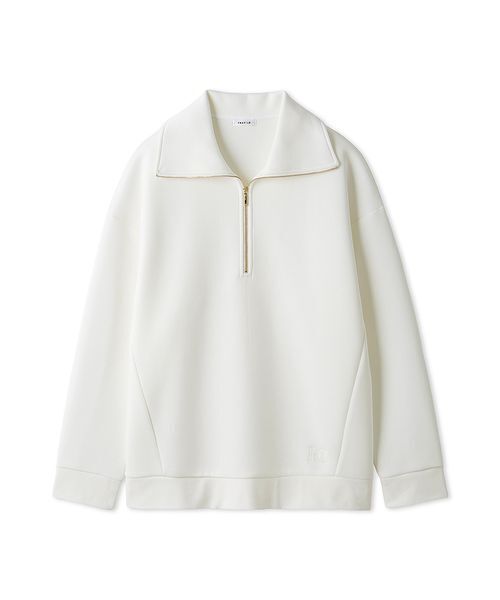 FRAY I.D(フレイアイディー)の「ハーフジップアッププルオーバー(Tシャツ/カットソー・レディース・イエロー/ホワイト/グレー・F)」の19枚目の写真