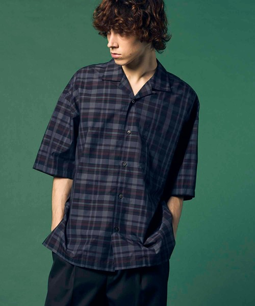 MAISON SPECIAL(メゾンスペシャル)の「《UNISEX》【Italian Dead Stock Fabric】Prime-Over Open Collar Short Sleeve Shirt/プライムオーバーオープンカラーショートスリーブシャツ【MAISON SPECIAL/メゾンスペシャル】(シャツ/ブラウス・メンズ・その他4/その他7/その他9/その他12/その他6/その他3/その他5/その他11/その他1/その他2/その他13/その他8/その他10・1/2)」の8枚目の写真