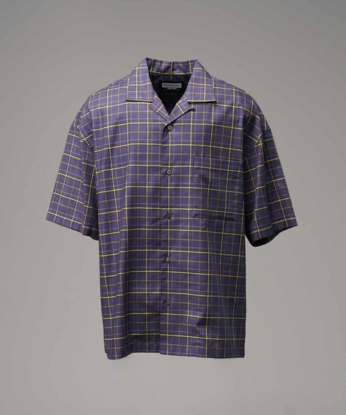 UNISEX》【Italian Dead Stock Fabric】Prime-Over Open Collar