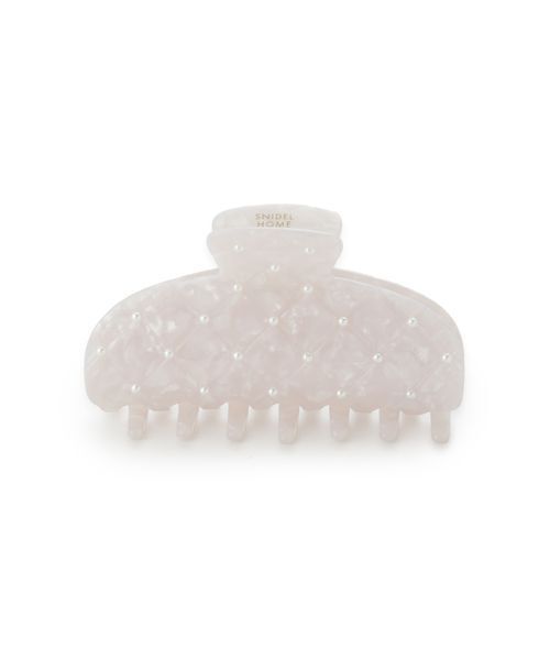 SNIDEL HOME（スナイデルホーム）の「キルティングバンス（バレッタ/ヘアクリップ・レディース・グレー/ホワイト/ラベンダー/オレンジ・F）」の5枚目の写真