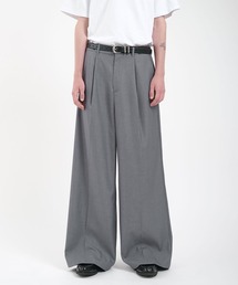 single pleat buggy slacks/ワンタックバギースラックス