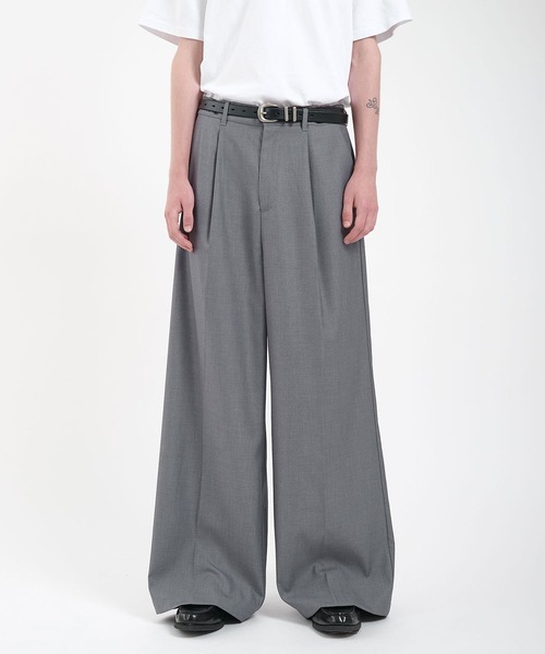 single pleat buggy slacks/ワンタックバギースラックス（その他