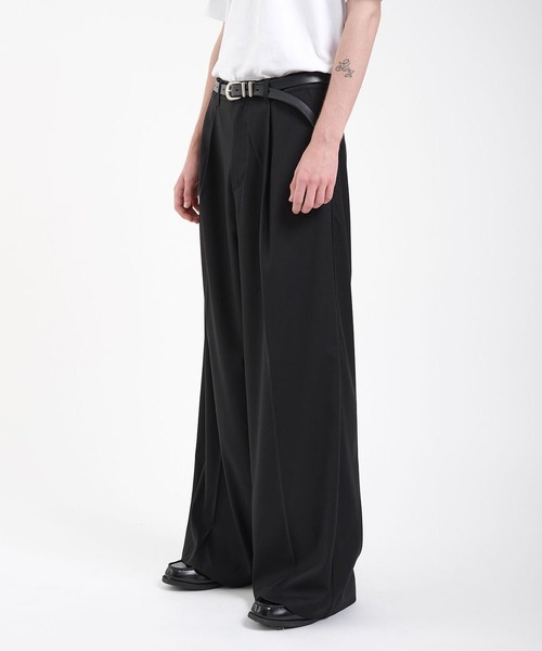 single pleat buggy slacks/ワンタックバギースラックス（その他
