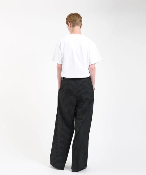 セール】single pleat buggy slacks/ワンタックバギースラックス