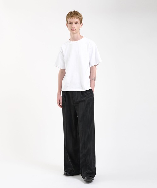 Regen Glanz（レーゲングランツ）の「single pleat buggy slacks/ワンタックバギースラックス（その他パンツ・メンズ・グレー系その他/ブラック/グレー/ブラック系その他・LARGE/MEDIUM/SMALL）」の9枚目の写真