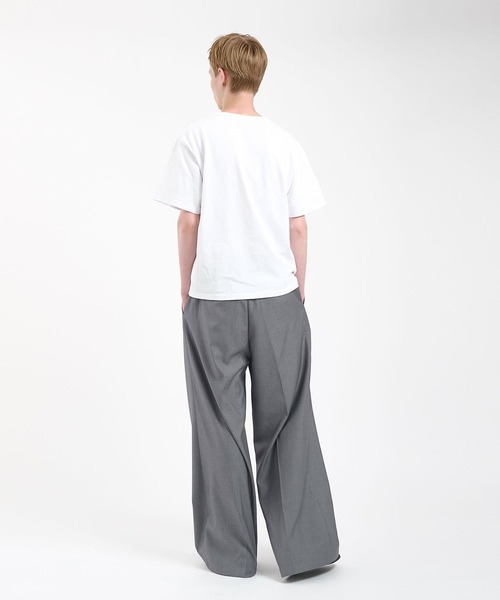 セール】single pleat buggy slacks/ワンタックバギースラックス