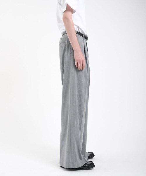 Regen Glanz（レーゲングランツ）の「single pleat buggy slacks/ワンタックバギースラックス（その他パンツ・メンズ・グレー系その他/ブラック/グレー/ブラック系その他・LARGE/MEDIUM/SMALL）」の13枚目の写真