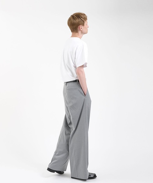 Regen Glanz（レーゲングランツ）の「single pleat buggy slacks/ワンタックバギースラックス（その他パンツ・メンズ・グレー系その他/ブラック/グレー/ブラック系その他・LARGE/MEDIUM/SMALL）」の15枚目の写真