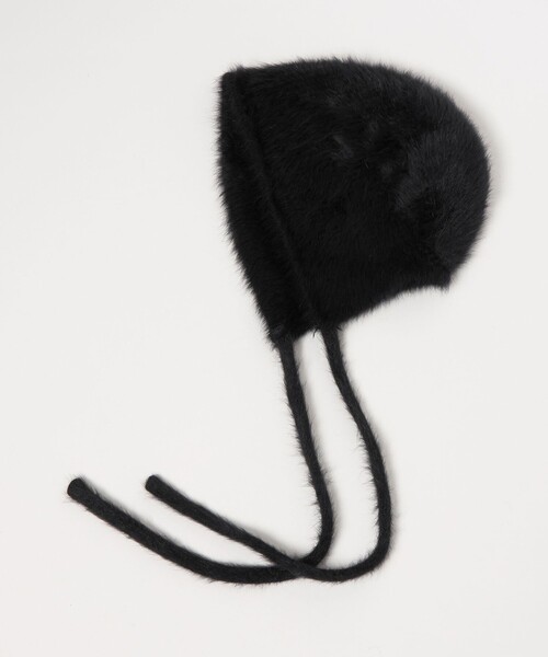 green label relaxing（グリーンレーベルリラクシング）の「ヘアリー イヤーカバーワッチ キャップ / 帽子（キャップ・レディース・ベージュ/ライトグレー/ブラック/オフホワイト・FREE）」の2枚目の写真