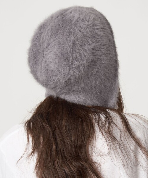 green label relaxing（グリーンレーベルリラクシング）の「ヘアリー イヤーカバーワッチ キャップ / 帽子（キャップ・レディース・ベージュ/ライトグレー/ブラック/オフホワイト・FREE）」の6枚目の写真