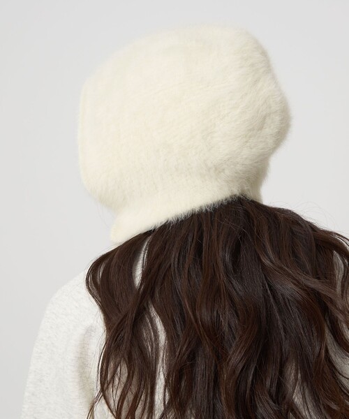 green label relaxing（グリーンレーベルリラクシング）の「ヘアリー イヤーカバーワッチ キャップ / 帽子（キャップ・レディース・ベージュ/ライトグレー/ブラック/オフホワイト・FREE）」の9枚目の写真