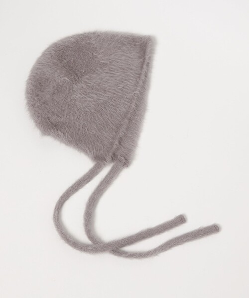 green label relaxing（グリーンレーベルリラクシング）の「ヘアリー イヤーカバーワッチ キャップ / 帽子（キャップ・レディース・ベージュ/ライトグレー/ブラック/オフホワイト・FREE）」の12枚目の写真