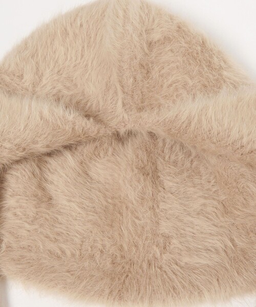 green label relaxing（グリーンレーベルリラクシング）の「ヘアリー イヤーカバーワッチ キャップ / 帽子（キャップ・レディース・ベージュ/ライトグレー/ブラック/オフホワイト・FREE）」の21枚目の写真