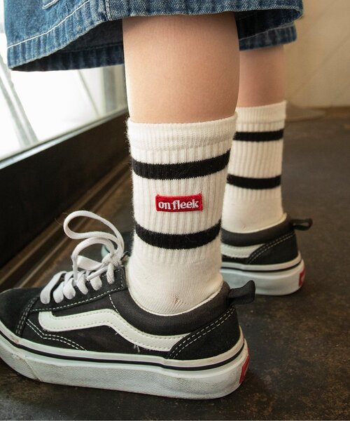 BREEZE(ブリーズ)の「【B NEW JACK 】バリエーションソックス(ソックス/靴下・キッズ・ブラック/イエロー/レッド/オフホワイト/ブルー・18/24/21)」の2枚目の写真