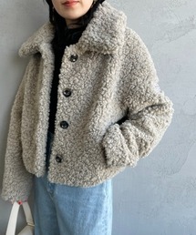 TATRAS（タトラス）の「[TATRAS/タトラス] MAMATETA シープ調ボアブルゾン(WEB限定)（ブルゾン）」