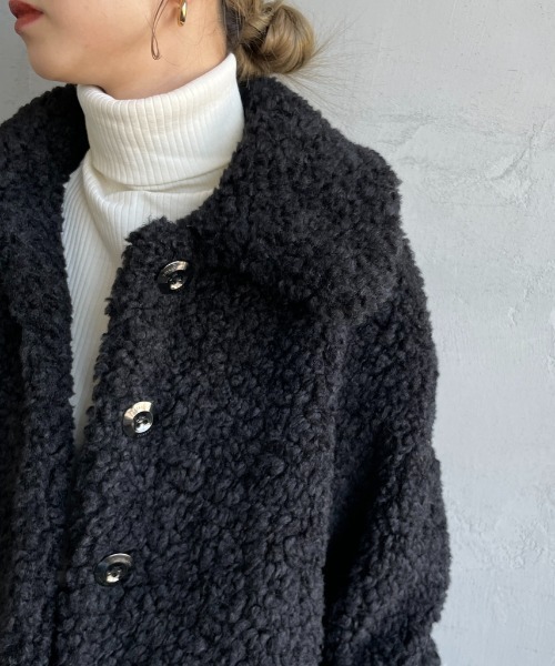 TATRAS/タトラス] MAMATETA シープ調ボアブルゾン(WEB限定