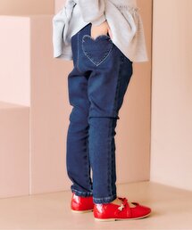apres les cours | 【ジュニア対応】ハート刺繍スリムきゅんパンツ(その他パンツ)