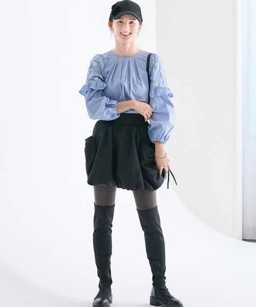 Chesty(チェスティー)の「Mariposaショートパンツ(その他パンツ・レディース・ブラック/チェック・0/1)」の14枚目の写真