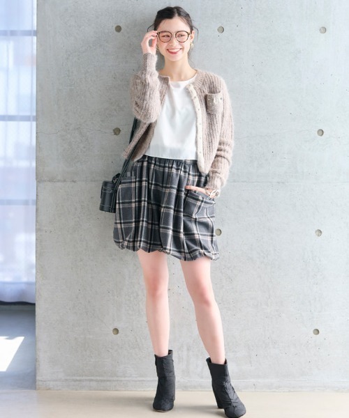 Chesty(チェスティー)の「Mariposaショートパンツ(その他パンツ・レディース・ブラック/チェック・0/1)」の16枚目の写真