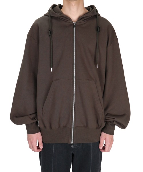 JOHN LAWRENCE SULLIVAN(ジョンローレンスサリバン)の「SWEAT ZIP-UP HOODIE(パーカー・メンズ・ブラック/カーキ/ボルドー・SMALL/MEDIUM/LARGE)」の6枚目の写真
