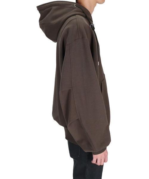 JOHN LAWRENCE SULLIVAN(ジョンローレンスサリバン)の「SWEAT ZIP-UP HOODIE(パーカー・メンズ・ブラック/カーキ/ボルドー・SMALL/MEDIUM/LARGE)」の5枚目の写真