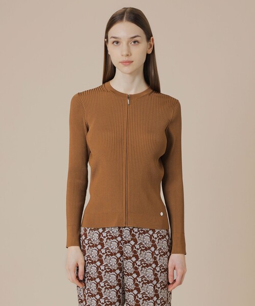 MACKINTOSH LONDON(マッキントッシュ ロンドン)の「ブライトレーヨンニットカーディガン(カーディガン/ボレロ・レディース・ブラック/ライトブルー/ピンク系その他2/ブラウン・38/40)」の14枚目の写真