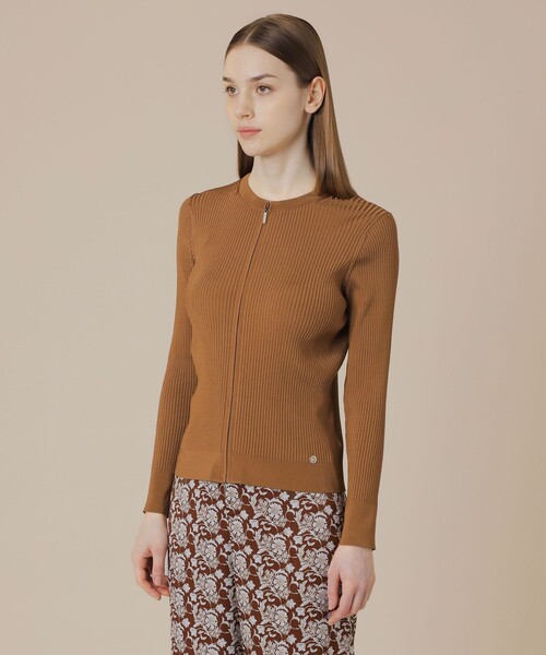 MACKINTOSH LONDON(マッキントッシュ ロンドン)の「ブライトレーヨンニットカーディガン(カーディガン/ボレロ・レディース・ブラック/ライトブルー/ピンク系その他2/ブラウン・38/40)」の13枚目の写真