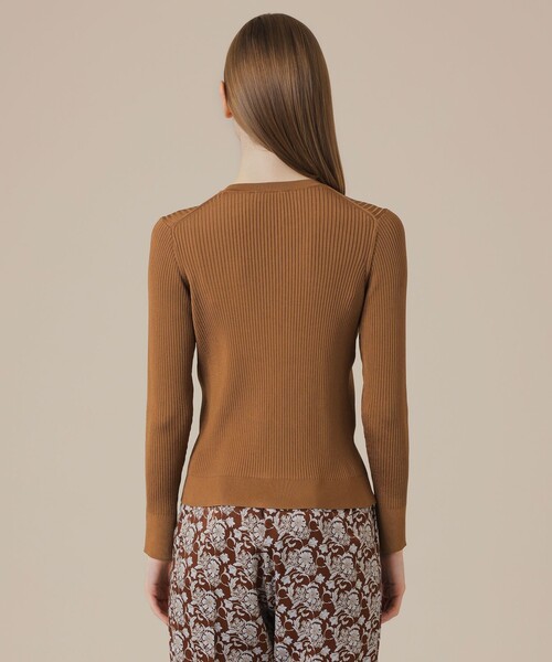 MACKINTOSH LONDON(マッキントッシュ ロンドン)の「ブライトレーヨンニットカーディガン(カーディガン/ボレロ・レディース・ブラック/ライトブルー/ピンク系その他2/ブラウン・38/40)」の12枚目の写真