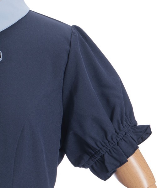 axes femme（アクシーズファム）の「プレッピーライクミニワンピース（ワンピース・レディース・ブラック/グレー/ネイビー・FREE）」の9枚目の写真