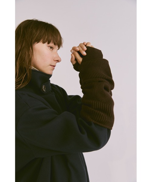 un/neu（アンノイ）の「ルーズニットアームウォーマー / リブニット