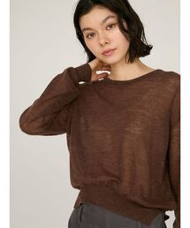 emmi | シアーニットトップス(ニット/セーター)