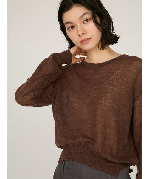 シアーニットトップス（ニット/セーター）｜emmi（エミ）の