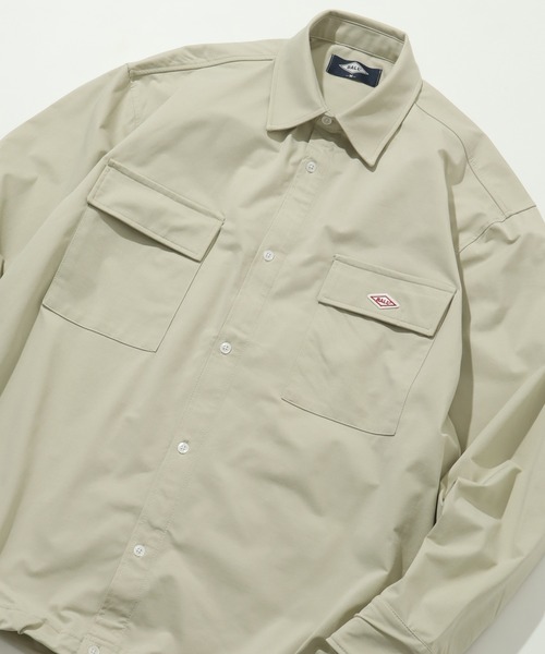 BALL(ボール)の「【BALL/ボール】ストレッチ天竺 ドローストリングシャツ(シャツ/ブラウス・メンズ・ホワイト/チャコールグレー/ブラック/ライトベージュ・LL/M/L)」の15枚目の写真