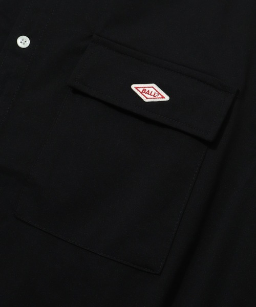 BALL(ボール)の「【BALL/ボール】ストレッチ天竺 ドローストリングシャツ(シャツ/ブラウス・メンズ・ホワイト/チャコールグレー/ブラック/ライトベージュ・LL/M/L)」の8枚目の写真