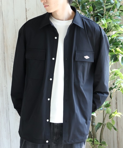 BALL(ボール)の「【BALL/ボール】ストレッチ天竺 ドローストリングシャツ(シャツ/ブラウス・メンズ・ホワイト/チャコールグレー/ブラック/ライトベージュ・LL/M/L)」の20枚目の写真